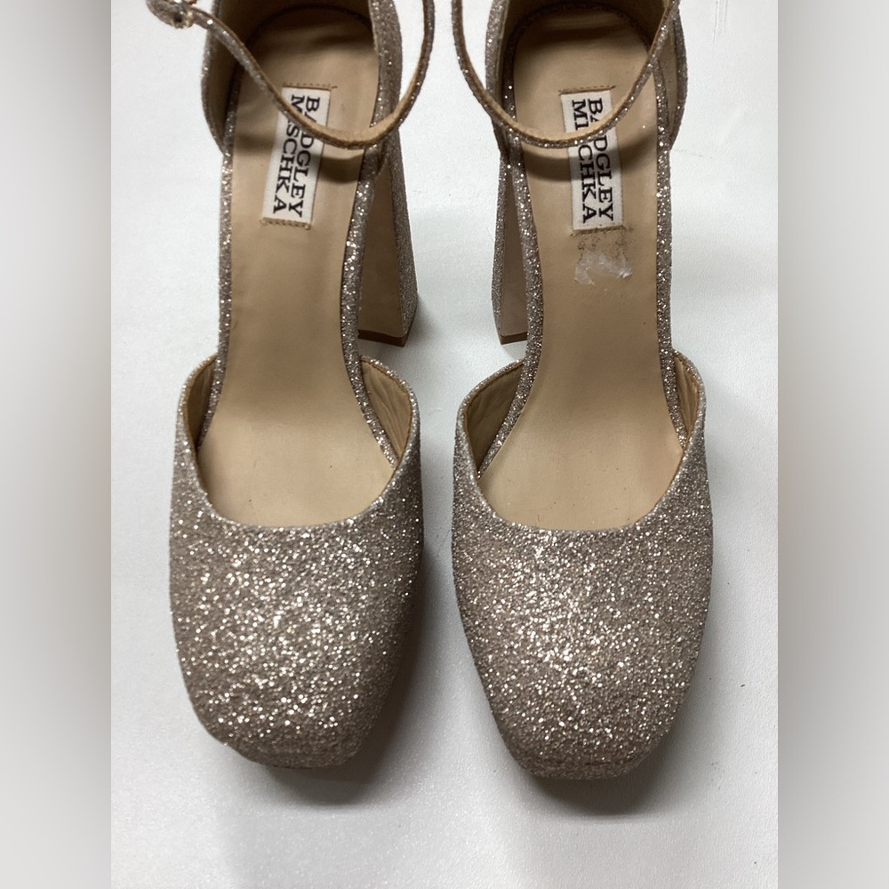 Badgley Mischka Jayda Ankle‎ Strap Platform Pumps - Picture 3 of 15